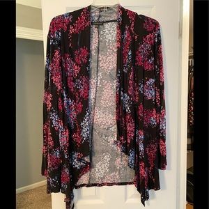 Cardigan. Floral